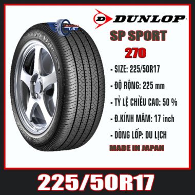 DUNLOP SP SPORT 270 225/50R17