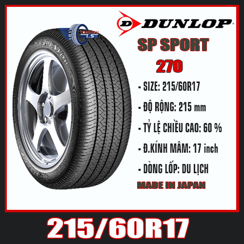 DUNLOP SP SPORT 270 215/60R17