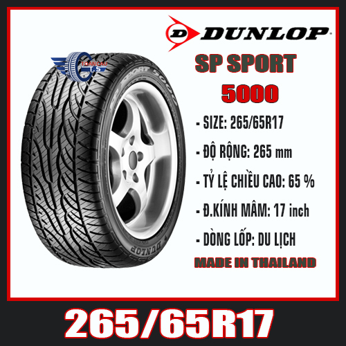 DUNLOP SP SPORT 5000 265/65R17