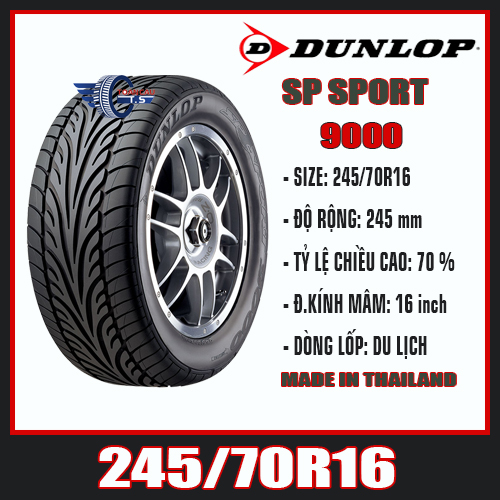 DUNLOP SP SPORT 9000 245/70R16