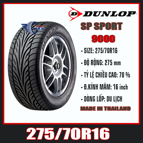 DUNLOP SP SPORT 9000 275/70R16